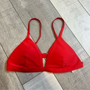 Red Hollister Bikini Top